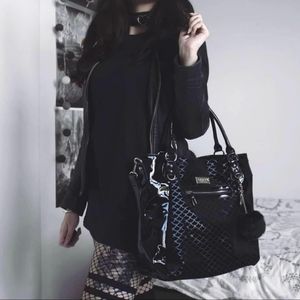 Killstar black velvet mermaid bag